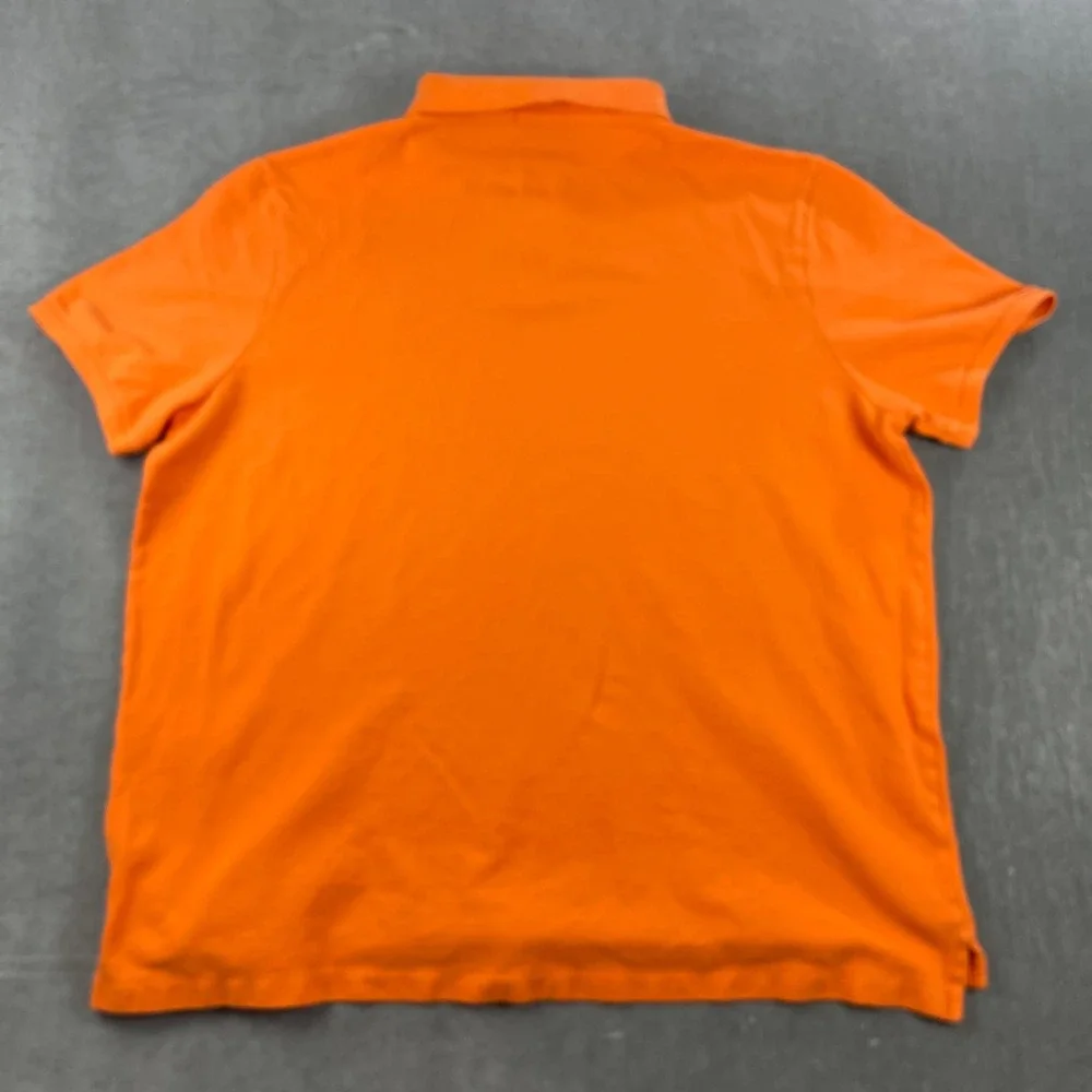 Polo Ralph Lauren Mens XXL Orange Short Sleeve Classic Fit Pique Polo Shirt